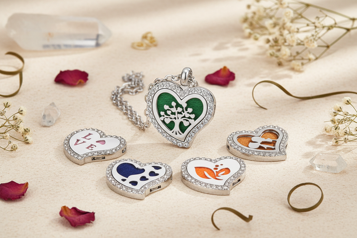 Aromatherapy Locket - Hero with Decorations