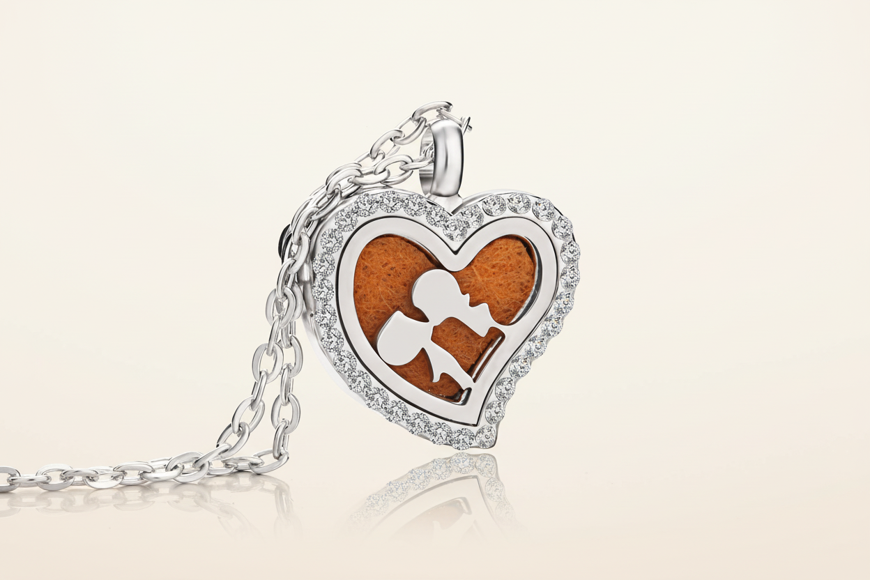 Locket - Couple - Cream BG