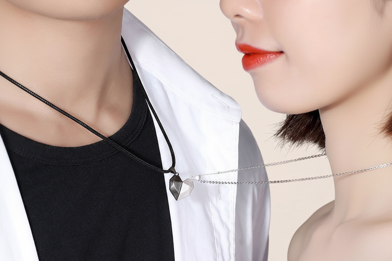 Magnetic Hearts Bracelets - Cream BG